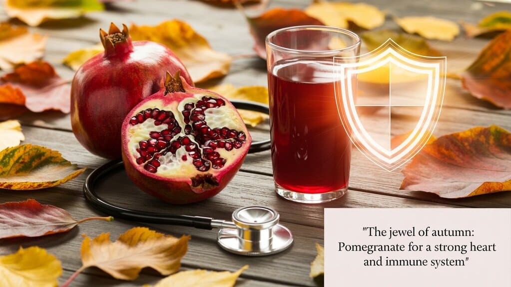Pomegranate : The Jewel of Autumn for Promoting Heart and Immune Health