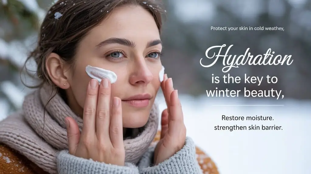 A Dry Skincare Routine in Cold Weather