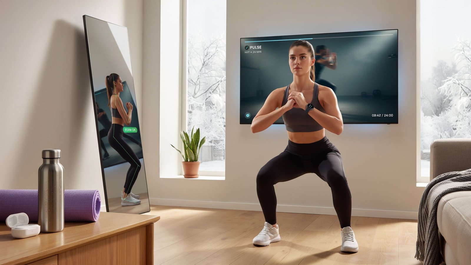 Smart Home Workouts : An Effective Alternative to Gyms on Cold Days
